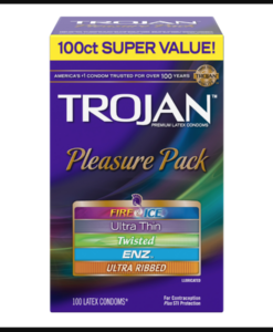 TROJAN Pleasure Pack Condoms 100 count