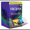 TROJAN Pleasure Pack Condoms 100 count box left