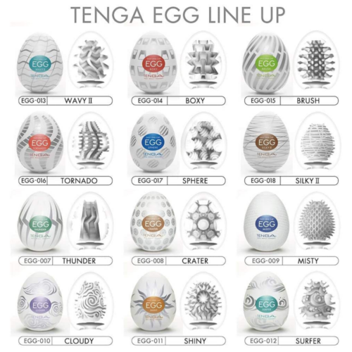 Tenga Easy Beat Egg Masturbator lineup