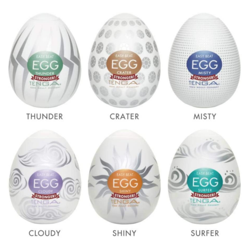 Tenga Hard Boiled Egg Male Masturbator Variety Pack types