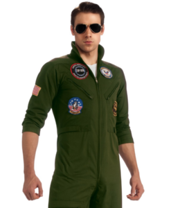 Top Gun Secret Wishes Flight Suit Costume closeup