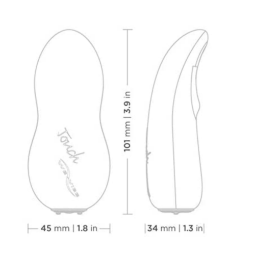 Touch by We-Vibe - Sculpted Clitoral Vibe dimensions