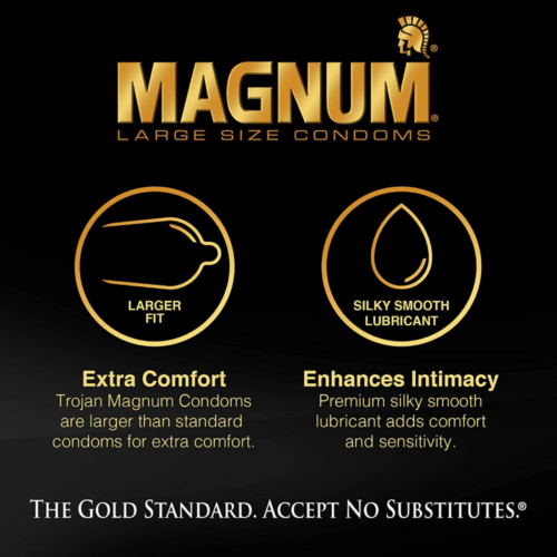 Trojan Magnum Bareskin Lubricated Condoms comfort