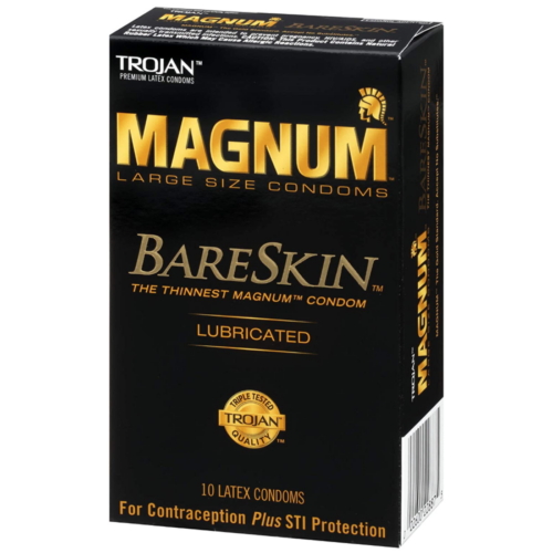 Trojan Magnum Bareskin Lubricated Condoms right