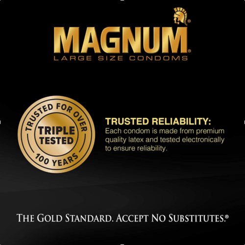 Trojan Magnum Bareskin Lubricated Condoms trusted reliability