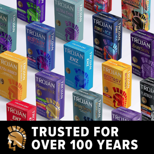 Trojan Magnum XL Lubricated Condoms 100 years