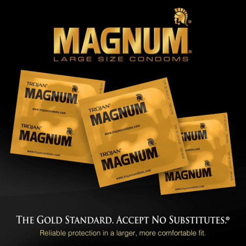 Trojan Magnum XL Lubricated Condoms gold standard