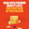 Trojan Ultra Ribbed Lubricated Condoms premium latex