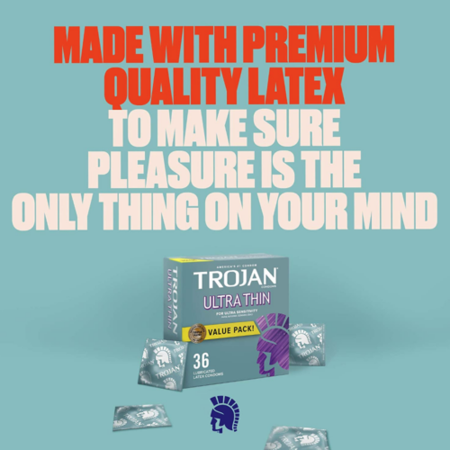 Trojan Ultra Thin Latex Condoms premium quality