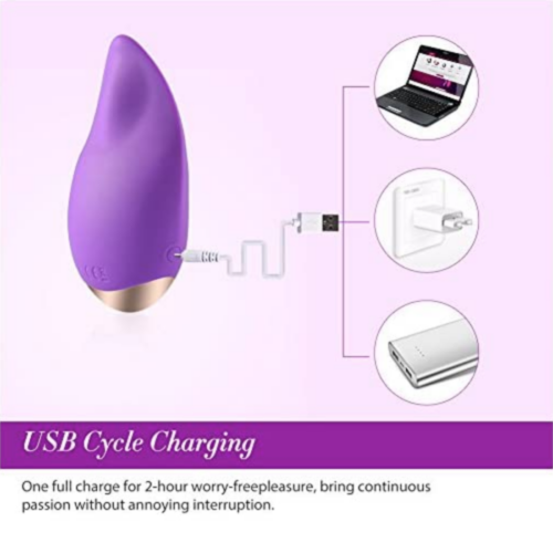 Utimi 10-Speed Love Egg Vibrator Purple USB charge
