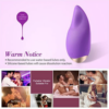 Utimi 10-Speed Love Egg Vibrator Purple lube notice