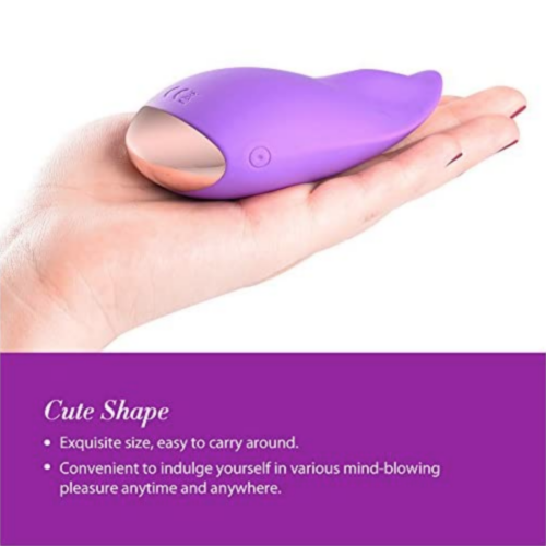 Utimi 10-Speed Love Egg Vibrator Purple shape