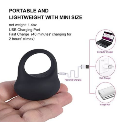 Utimi Silicone Vibrating Cock Ring lightweight