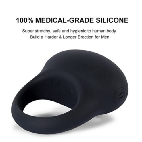 Utimi Silicone Vibrating Cock Ring medical grade