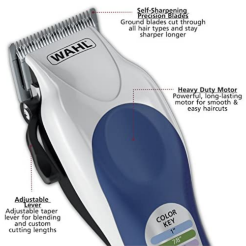 Wahl Color Pro Complete Hair Cutting Kit 79300-400T features