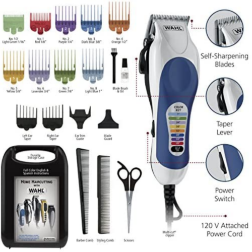 Wahl Color Pro Complete Hair Cutting Kit 79300-400T parts