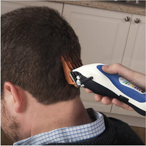Wahl Color Pro Hair Clipper Kit Model 79300-1001 in use