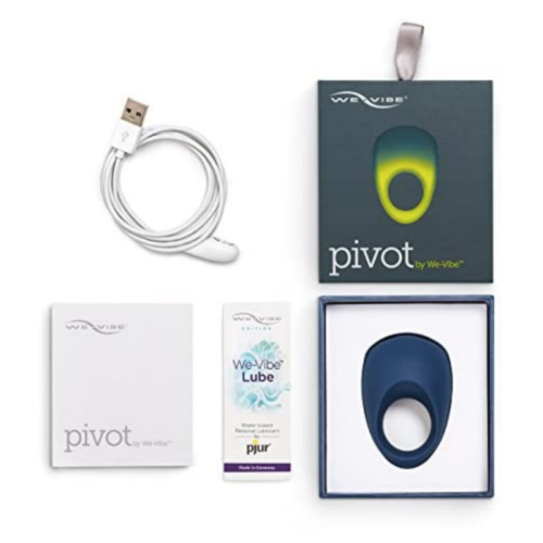 We-Vibe Pivot Vibrating Ring box contents