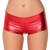 iHeartRaves Metallic Rave Booty Dance Shorts Red front
