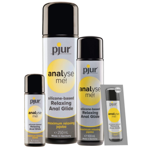 pjur Analyse Me Silicone Based Anal Lubricant lineup