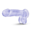 B Yours Realistic Clear Glitter Dildo front