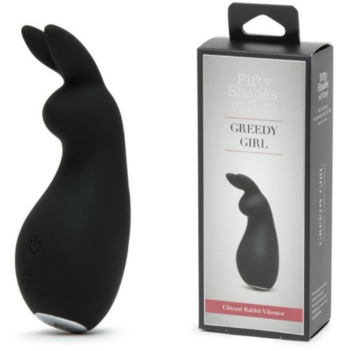 Fifty Shades of Grey Greedy Girl Clitoral Rabbit Vibrator with box